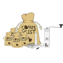Load image into Gallery viewer, Coffee Heist Gift Pack Capsule Kit, Grinder, and Beans!
